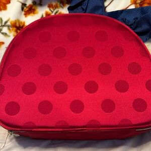 Estee Lauder Vibrant Red Dot Makeup Bag